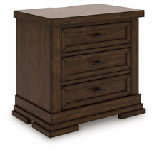 Load image into Gallery viewer, Taffenbrook - Three Drawer Night Stand - Medium Brown