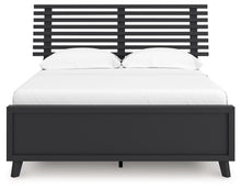 Load image into Gallery viewer, Danziar - Full Slat Panel Bed - Black