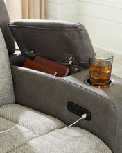 Load image into Gallery viewer, WhipLash - Power Reclining Loveseat With Console / Adj Headrest - Sisal