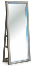 Load image into Gallery viewer, Evesen - Floor Standing Mirror With Storage - Champagne