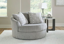 Load image into Gallery viewer, Casselbury - Oversized Swivel Accent Chair - Cement