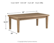 Load image into Gallery viewer, Gerianne - Rectangular Cocktail Table - Brown