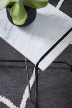 Load image into Gallery viewer, Ashber - Accent Table - White / Black
