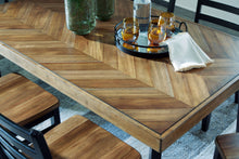 Load image into Gallery viewer, Blondon - Rectangular Drm Table Set (Set of 7) - Brown / Black