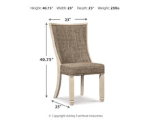 Load image into Gallery viewer, Bolanburg - Dining UPH Side Chair (Set of 2) - Lattice Back - Brown / Beige