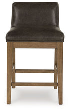 Load image into Gallery viewer, Cabalynn - Upholstered Barstool (Set of 2) - Two-tone Brown