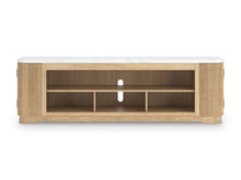 Load image into Gallery viewer, Camdill - XL TV Stand With Fireplace Option - Light Brown