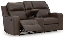 Load image into Gallery viewer, Lavenhorne - Dbl Rec Loveseat W/Console - Granite