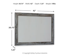 Load image into Gallery viewer, Baystorm - Bedroom Mirror - Gray