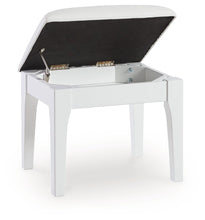 Load image into Gallery viewer, Chalanna - Vanity Stool - White