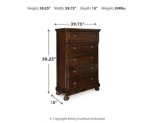 Load image into Gallery viewer, Porter - Chest - Rustic Brown