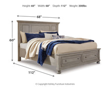 Load image into Gallery viewer, Lettner - Panel Storage Bed