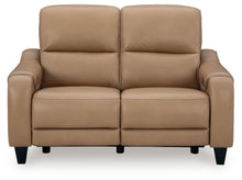 Load image into Gallery viewer, Mosswell - Power Reclining Loveseat With Adj Headrest - Toffee