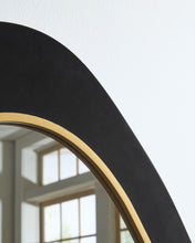 Load image into Gallery viewer, Kierlock - Accent Mirror - Black / Gold Finish