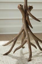 Load image into Gallery viewer, Lemkins - Accent Table - Black / Antique Gold Finish