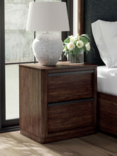 Load image into Gallery viewer, Dilenno - Two Drawer Night Stand - Dark Brown
