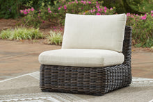 Load image into Gallery viewer, Kimora - 3-Piece Outdoor Sectional - Beige / Dark Brown