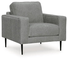 Load image into Gallery viewer, Hazela - 2 Pc. - Chair, Ottoman - Charcoal