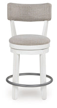 Load image into Gallery viewer, Robbinsdale - Upholstered Swivel Barstool (Set of 2) - Antique White