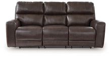 Load image into Gallery viewer, Crossplex - Power Reclining Sofa With Adjustable Headrest - Smoke
