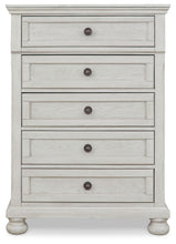 Load image into Gallery viewer, Robbinsdale - Five Drawer Chest - Youth - Antique White