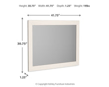 Load image into Gallery viewer, Stelsie - Bedroom Mirror - White