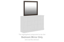Load image into Gallery viewer, Shaehartin - Bedroom Mirror - Dark Brown