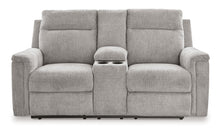 Load image into Gallery viewer, Barnsana - Dbl Power Reclining Loveseat with Console - Ash