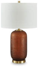 Load image into Gallery viewer, Farberman - Glass Table Lamp - Amber