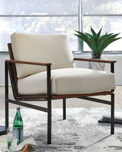 Load image into Gallery viewer, Tilden - Accent Chair - Ivory / Brown