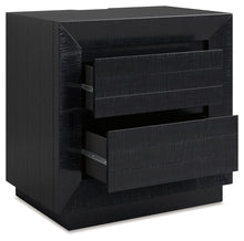 Load image into Gallery viewer, Londer - Two Drawer Night Stand - Black