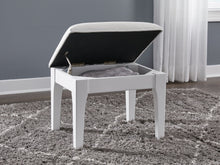 Load image into Gallery viewer, Chalanna - Vanity Stool - White