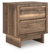 Load image into Gallery viewer, Chirason - Two Drawer Night Stand - Brown