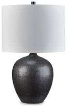 Load image into Gallery viewer, Ladstow - Ceramic Table Lamp - Black