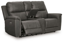 Load image into Gallery viewer, Bleckley - Power Reclining Loveseat With Console / Adjustable Headrest