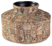 Load image into Gallery viewer, Meltland - Vase - Square - Natural / Black