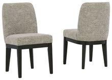 Load image into Gallery viewer, Burkhaus - Dining UPH Side Chair (Set of 2) - Beige / Dark Brown