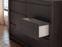 Load image into Gallery viewer, Fraluna - Six Drawer Dresser - Charcoal