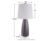 Load image into Gallery viewer, Shavontae - Poly Table Lamp (Set of 2) - Gray