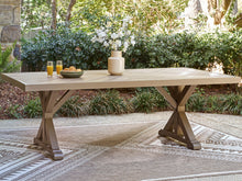 Load image into Gallery viewer, Laguna Heights - Rectangular Dining Table With Umbrella Option - Beige