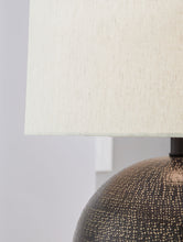 Load image into Gallery viewer, Hambell - Metal Table Lamp - Black / Gold Finish
