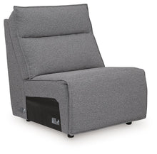 Load image into Gallery viewer, Modmax II - 8-Piece Power Reclining Sectional With LAF Press Back Power Chaise And Console - Salt And Pepper