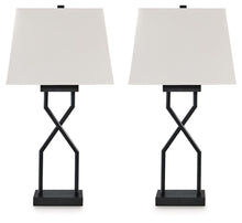 Load image into Gallery viewer, Brookthrone - Metal Table Lamp (Set of 2) - Black