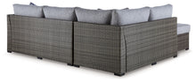 Load image into Gallery viewer, Petal Road - Loveseat Sectional, Ottoman, Table Set (Set of 4) - Gray