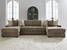 Load image into Gallery viewer, Camellia-Court - 4-Piece Double Chaise Sectional - Coffee