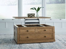 Load image into Gallery viewer, Sharlance - Lift Top Cocktail Table - Light Brown