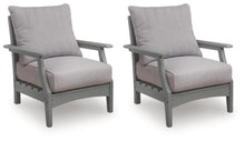 Load image into Gallery viewer, Cove Beach - Lounge Chair With Cushion (Set of 2) - Gray