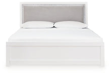 Load image into Gallery viewer, Maeling - King Upholstered Panel Bed - White