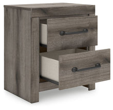 Load image into Gallery viewer, Graystorm - Two Drawer Night Stand - Brown Gray