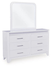 Load image into Gallery viewer, Jarlee - 4 Pc. - King Panel Bed, Dresser, Mirror And Nightstand - White